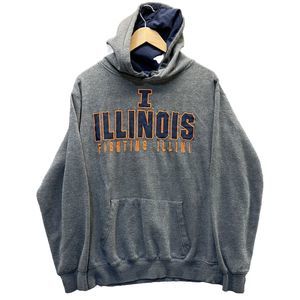 University of Illinois Fighting Illini Hoodie Men's Medium Sweatshirt Pu…